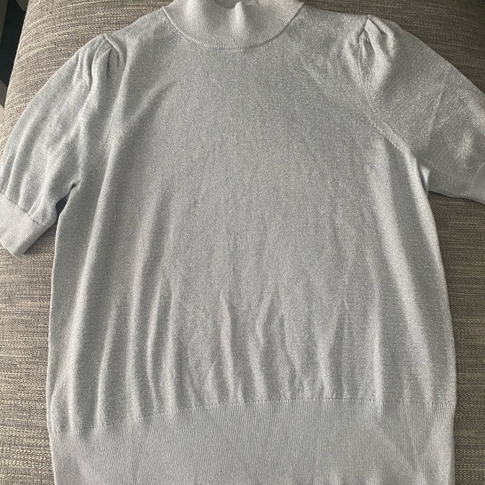Michael Kors Gray Turtleneck Sweater Soft Knit